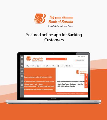 Bank of Baroda Online Web Application